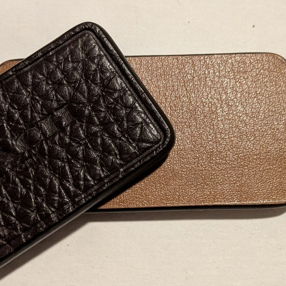 Coach Brown Pebbled ‎ Leather Hangtag